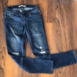 Distressed 524 Skinny Jeans
